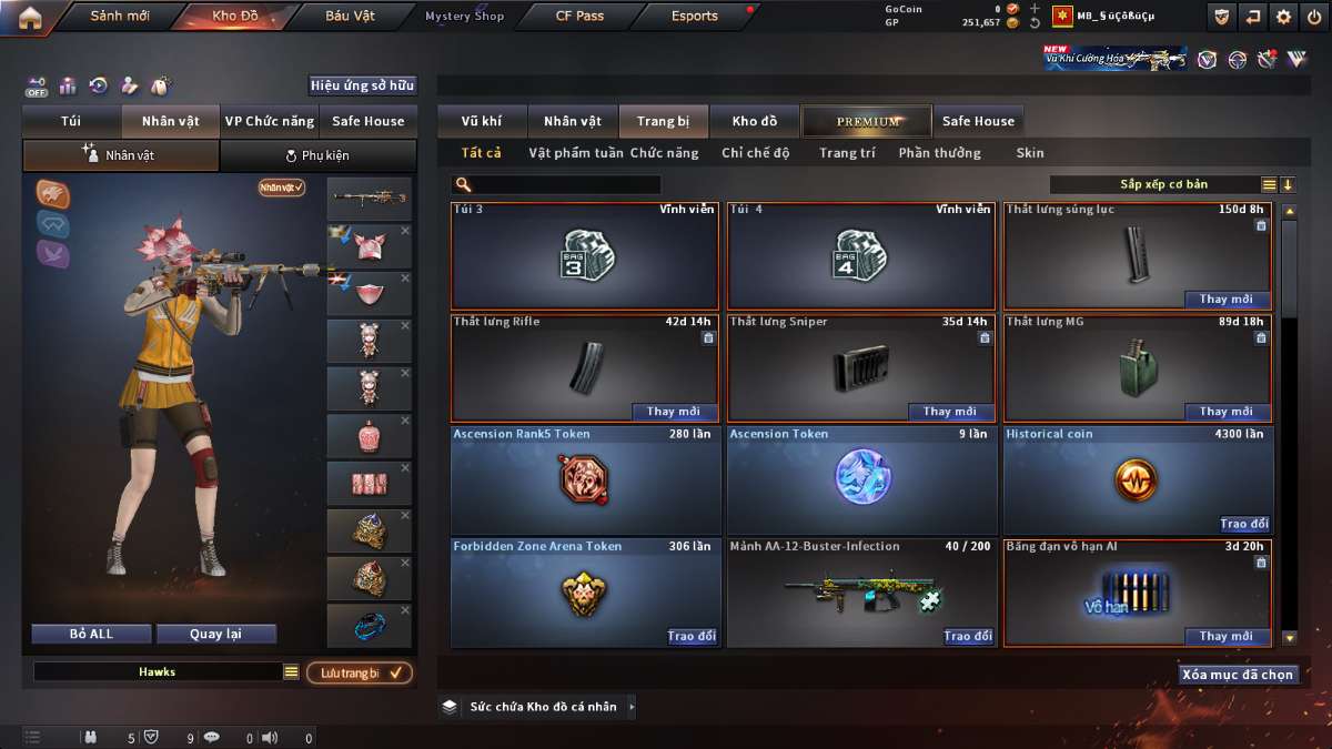 shop acc cf uy tin gia re